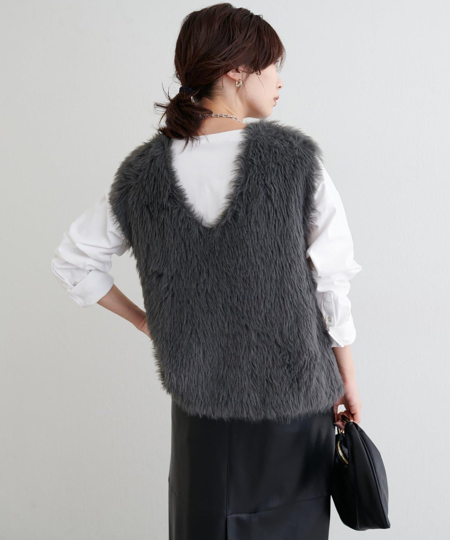 [Yurie企畫]前後兩穿羽毛馬甲