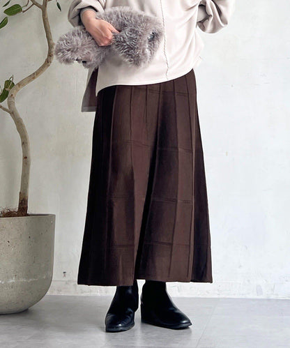 純色針織半身裙