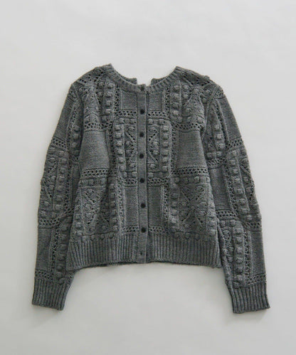 爆米花編織兩用針織衫