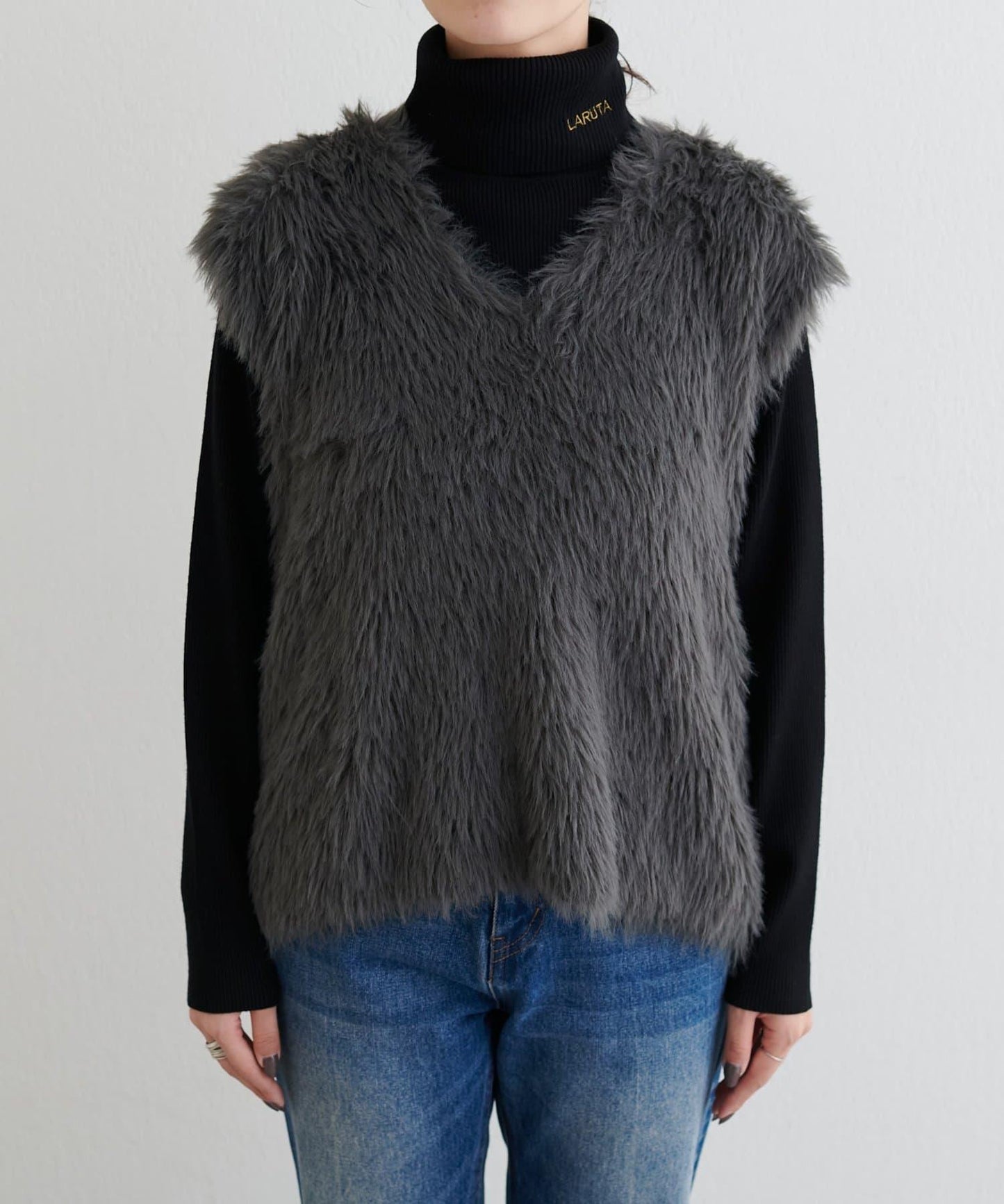 [Yurie企畫]前後兩穿羽毛馬甲