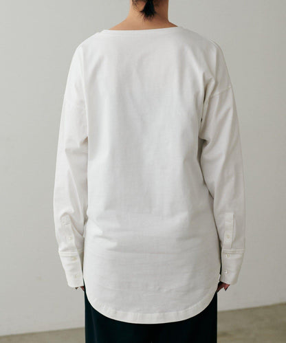 帶袖口針織套頭衫