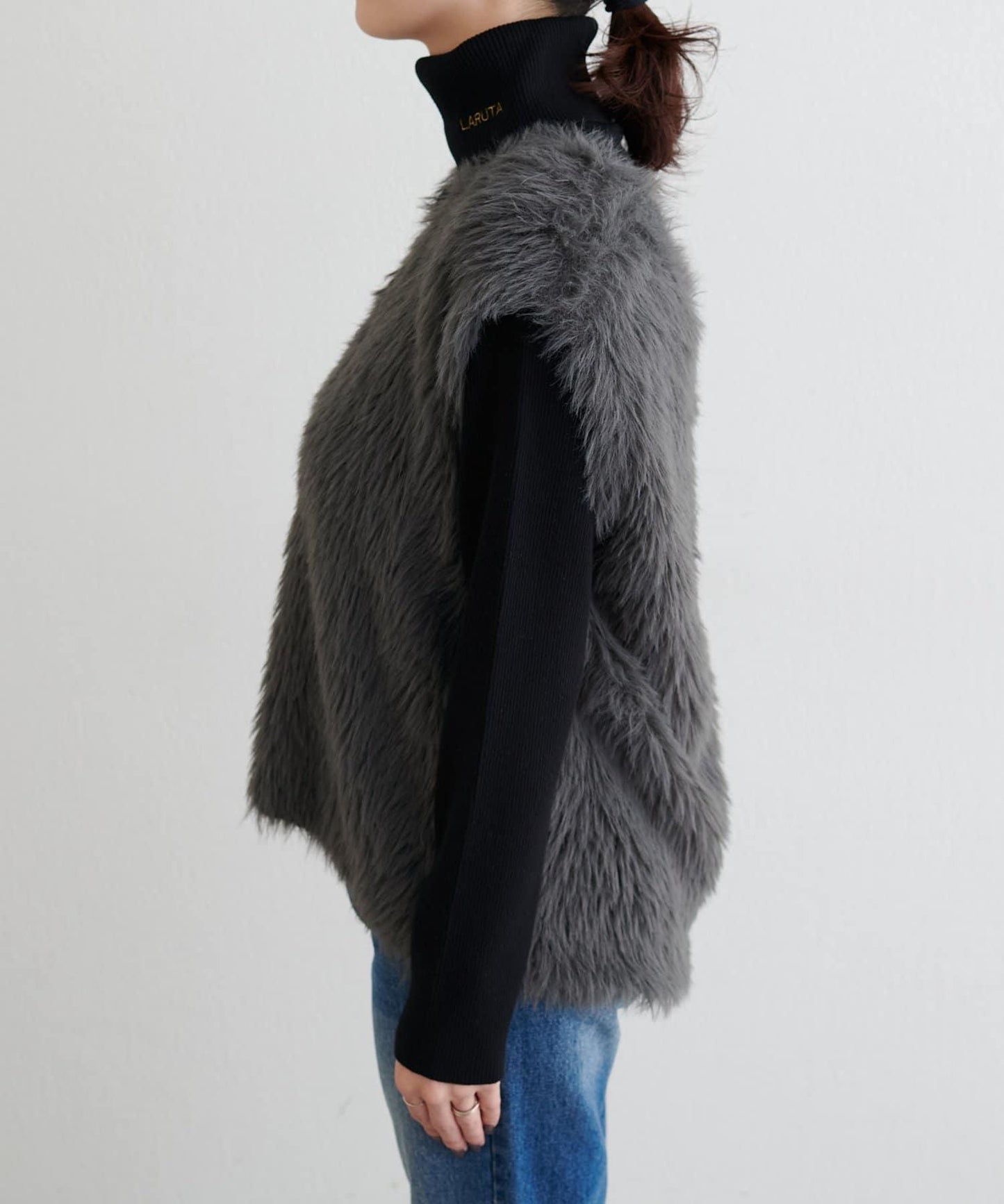 [Yurie企畫]前後兩穿羽毛馬甲