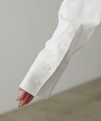 帶袖口針織套頭衫