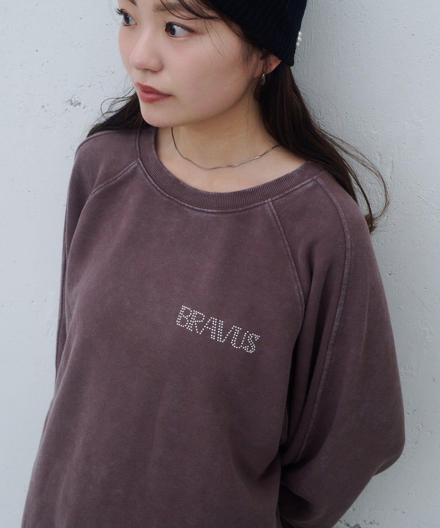 【Kastane】水鑽裝飾衛衣