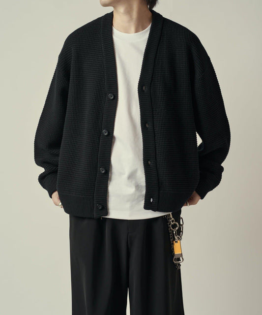 重磅華夫格開衫