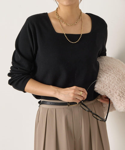 【 さわゆい企畫】方領針織衫