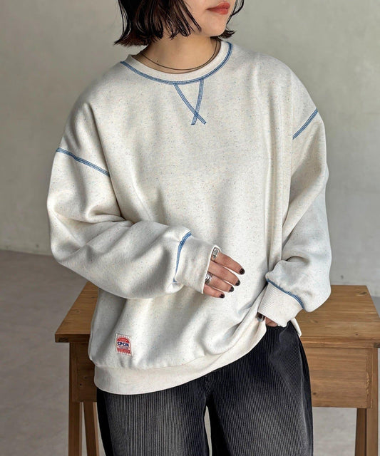 彩色紗點加絨衛衣