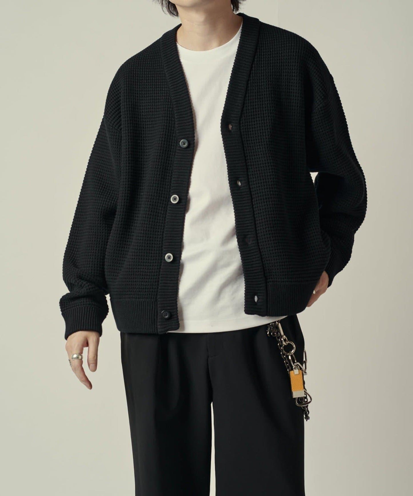 重磅華夫格開衫