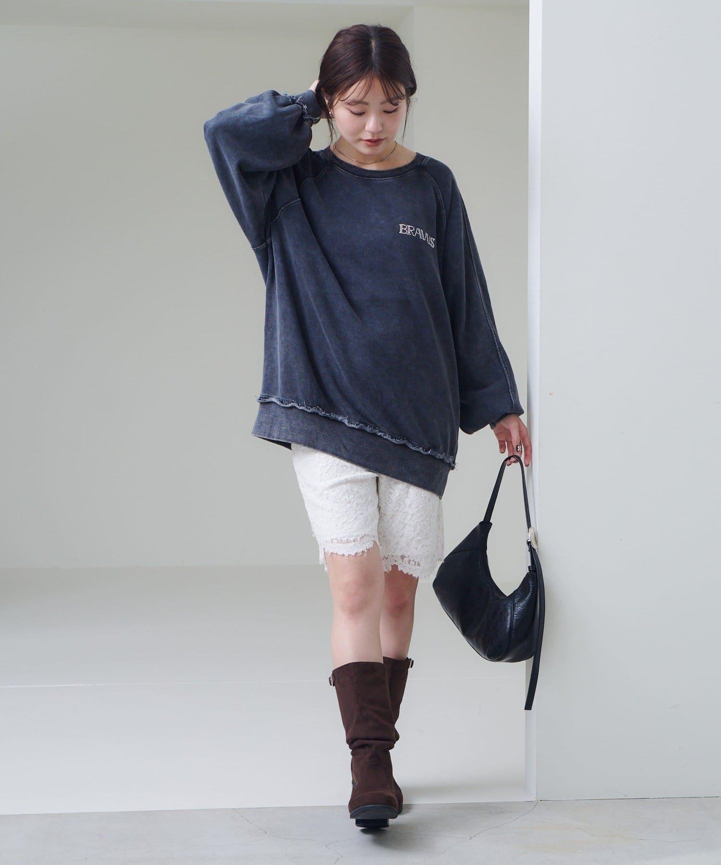 【Kastane】水鑽裝飾衛衣