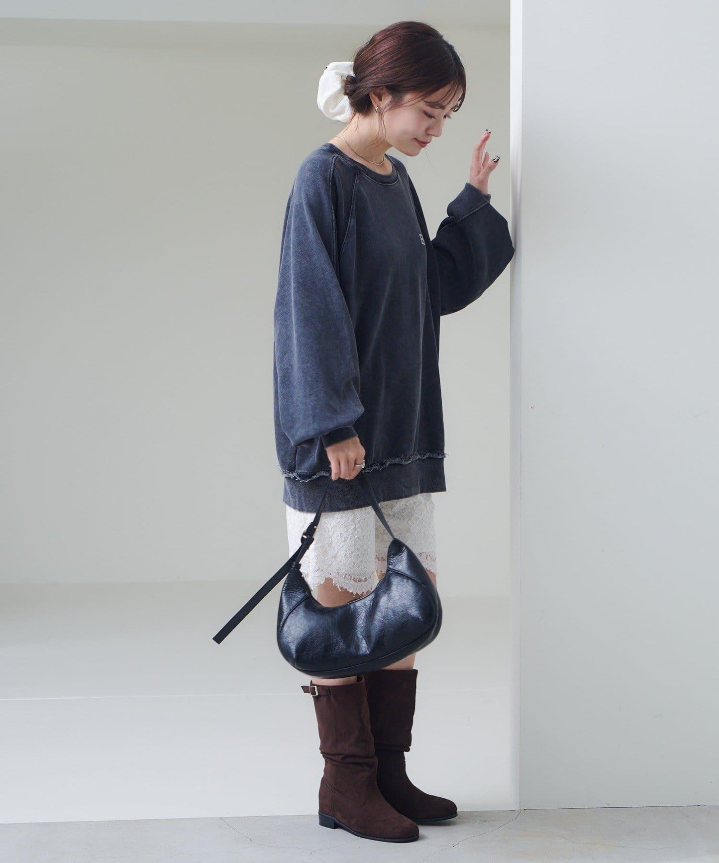 【Kastane】水鑽裝飾衛衣