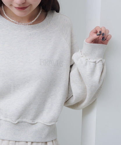 【Kastane】水鑽裝飾衛衣