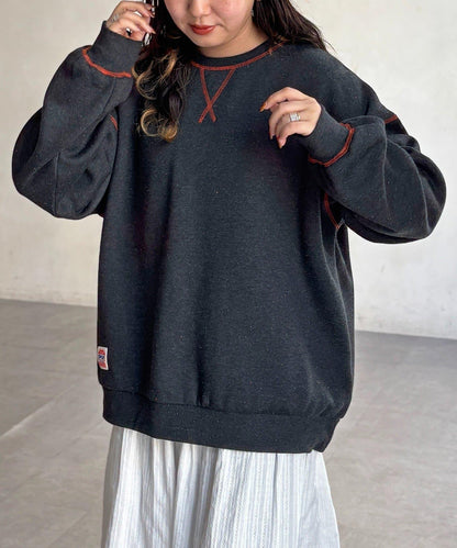 彩色紗點加絨衛衣