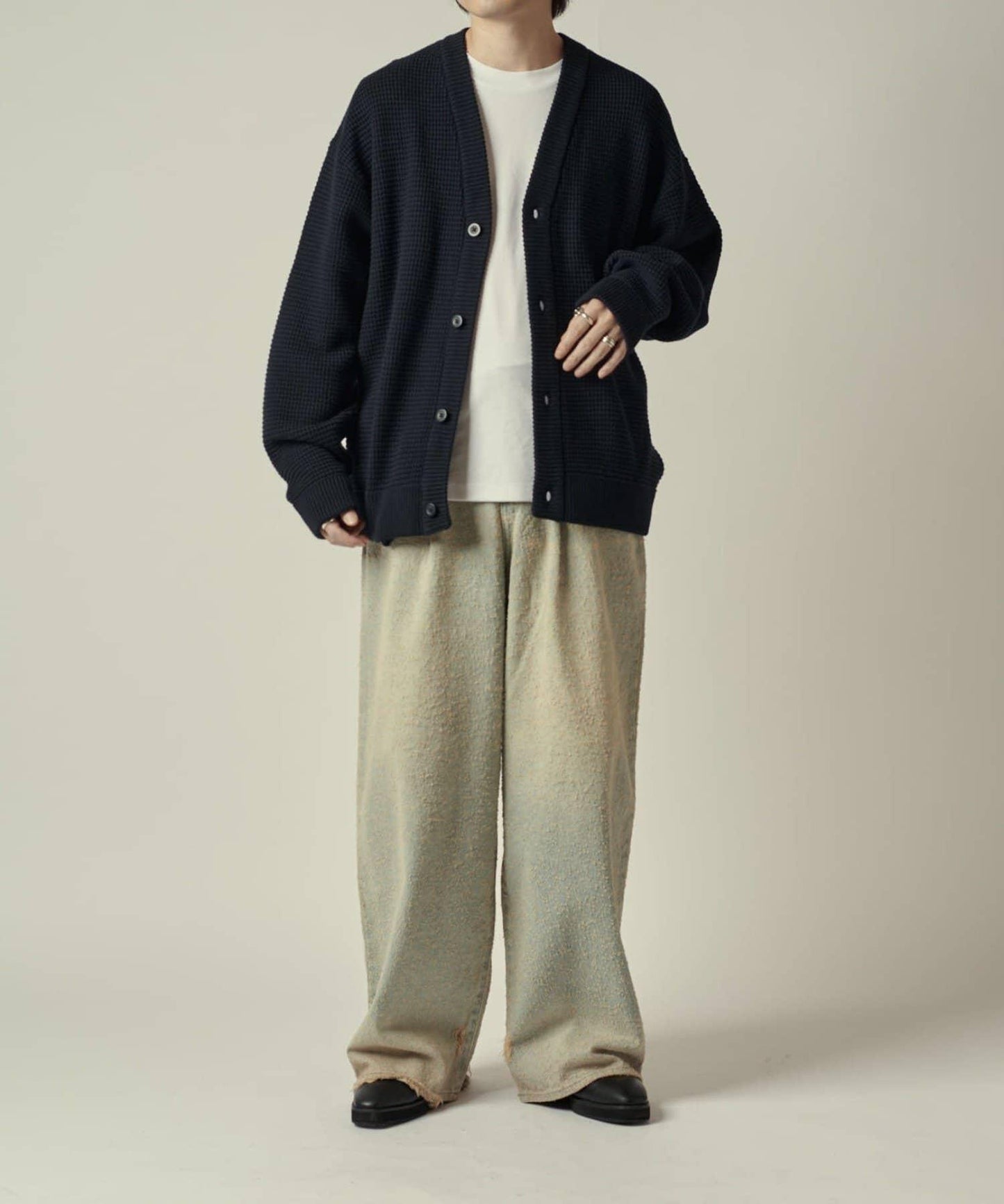 重磅華夫格開衫