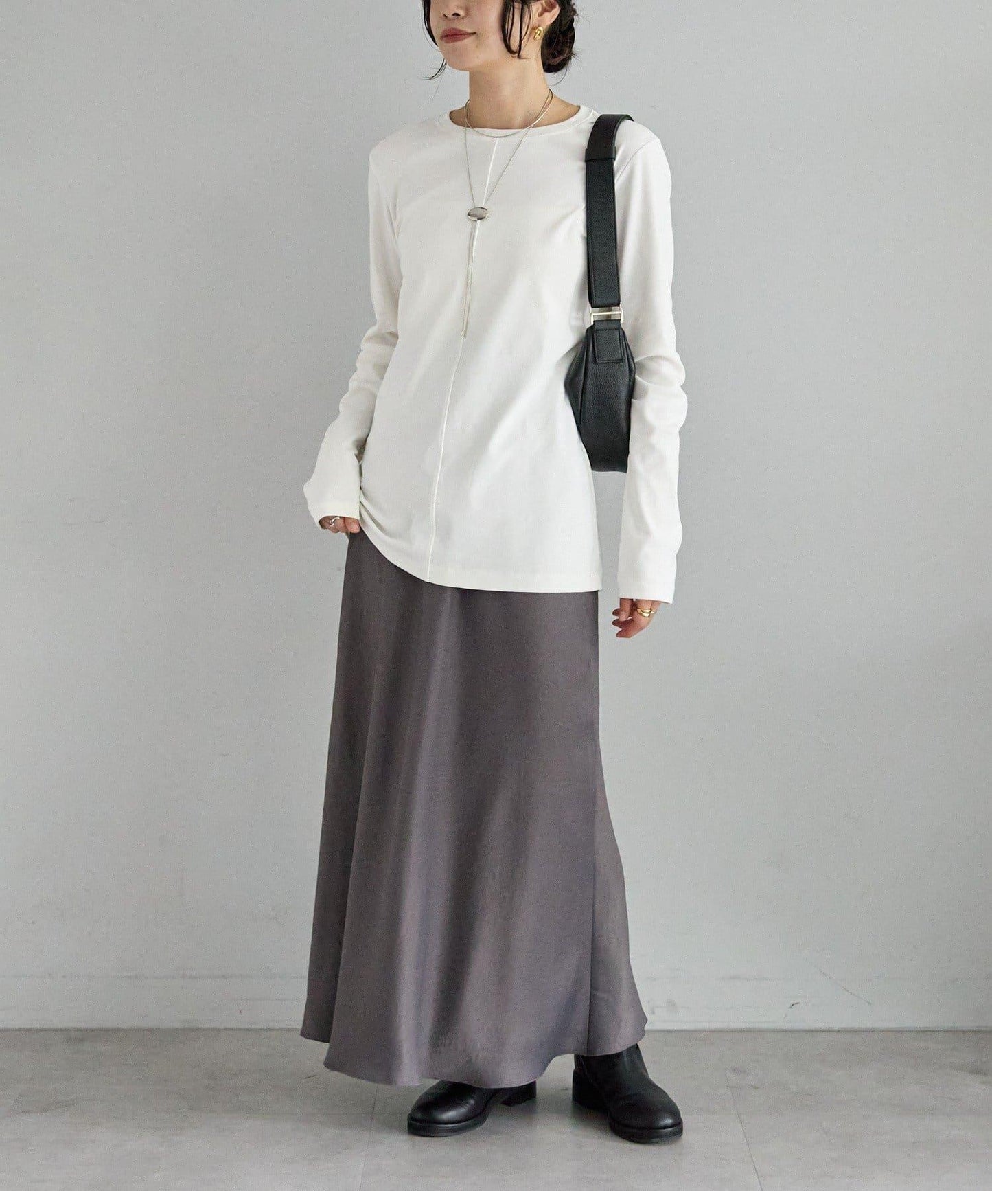 【MYSELFbyRD/マイセルフバイリヴドロワ】拼接長袖T恤