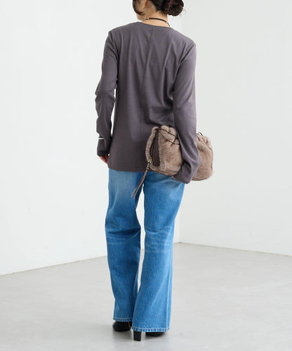 【MYSELFbyRD/マイセルフバイリヴドロワ】拼接長袖T恤