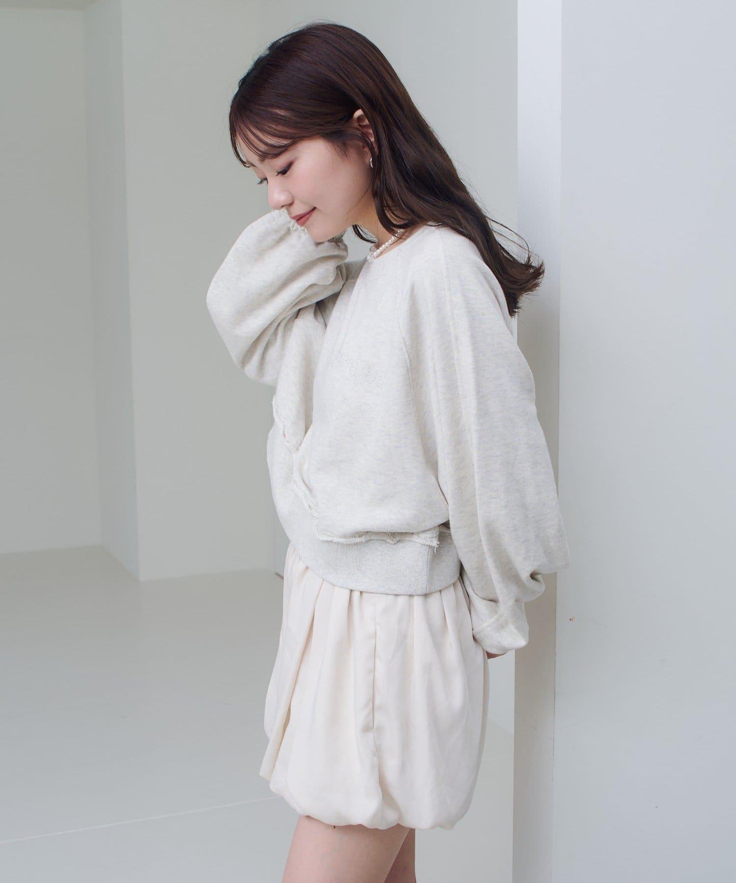 【Kastane】水鑽裝飾衛衣