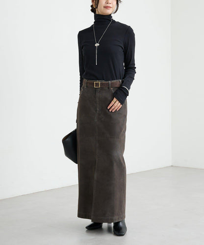 【適合疊穿】紗布羅紋高領打底衫