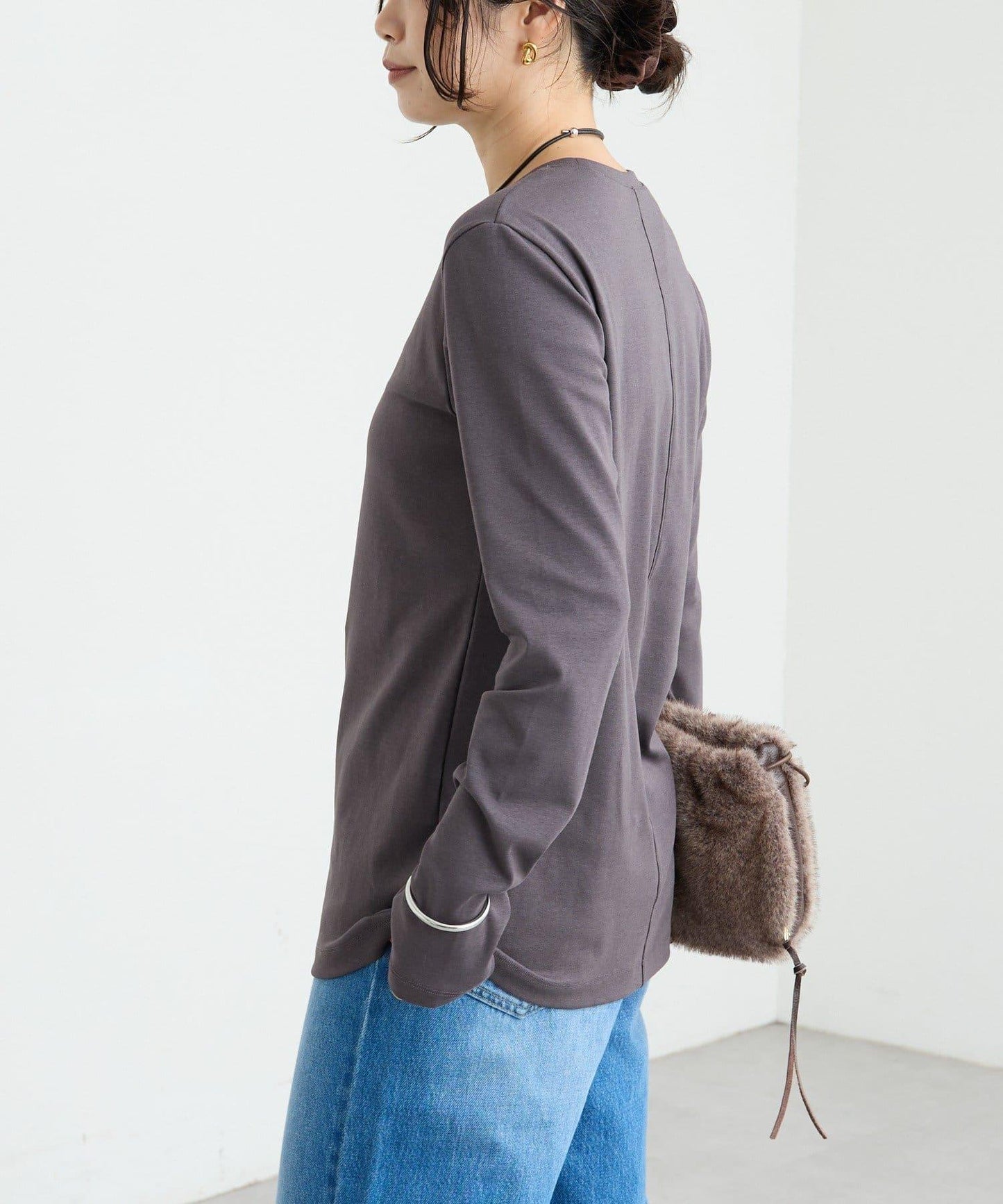 【MYSELFbyRD/マイセルフバイリヴドロワ】拼接長袖T恤