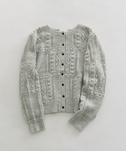 爆米花編織兩用針織衫