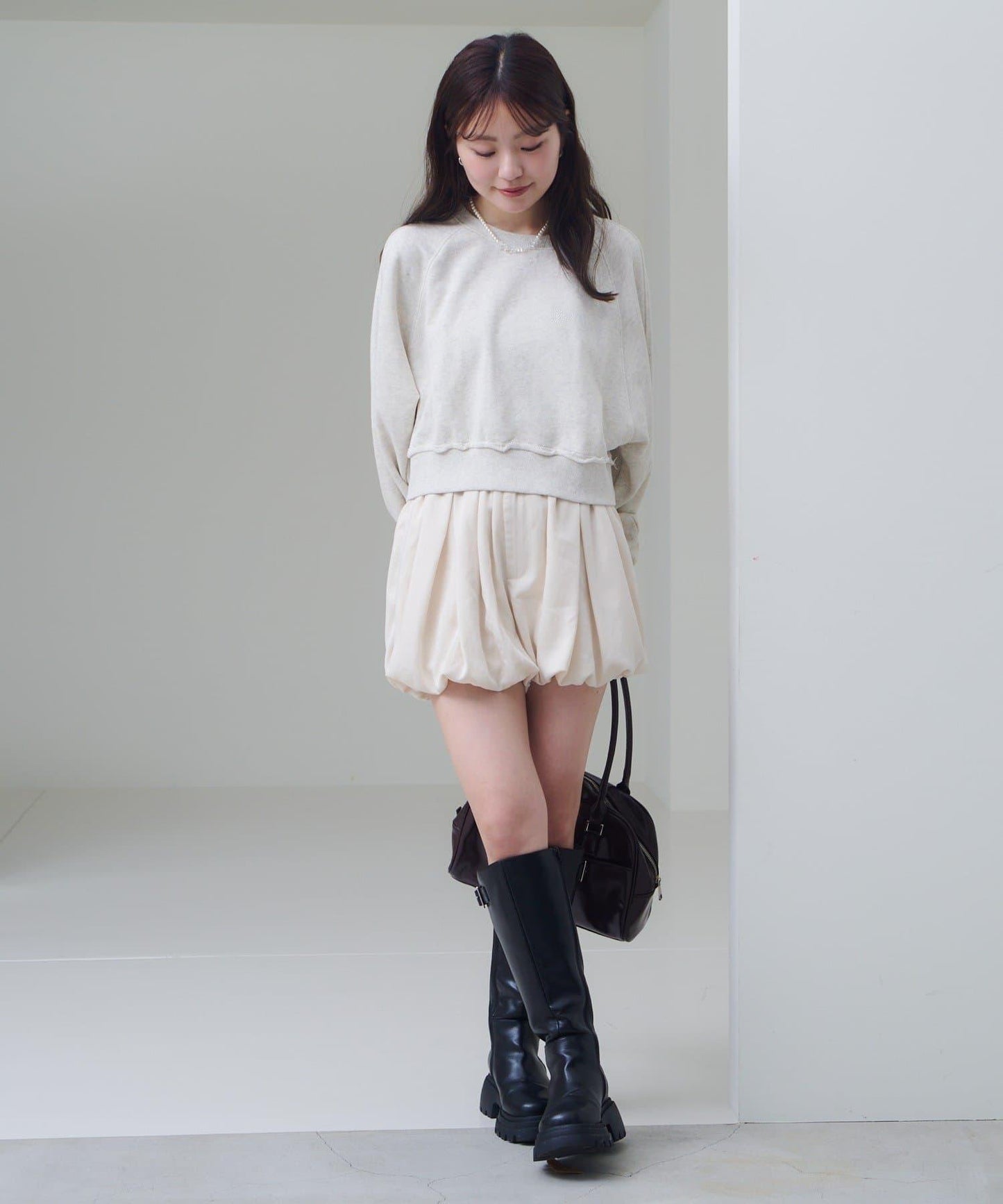 【Kastane】水鑽裝飾衛衣