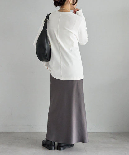 【MYSELFbyRD/マイセルフバイリヴドロワ】拼接長袖T恤