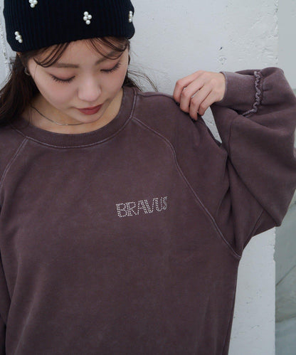 【Kastane】水鑽裝飾衛衣