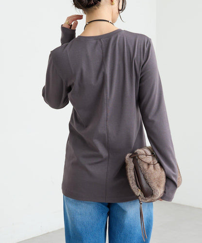 【MYSELFbyRD/マイセルフバイリヴドロワ】拼接長袖T恤