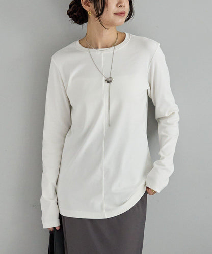 【MYSELFbyRD/マイセルフバイリヴドロワ】拼接長袖T恤