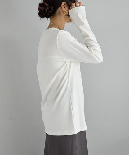 【MYSELFbyRD/マイセルフバイリヴドロワ】拼接長袖T恤