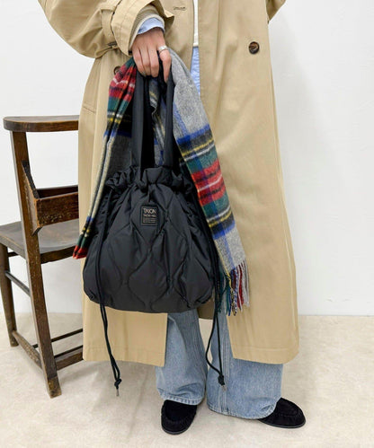 【TAION】軍風羽絨托特包 M