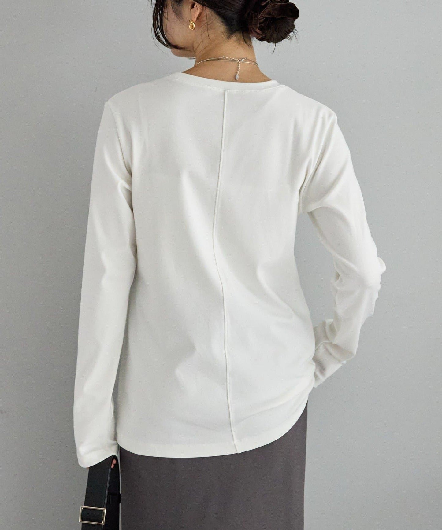 【MYSELFbyRD/マイセルフバイリヴドロワ】拼接長袖T恤