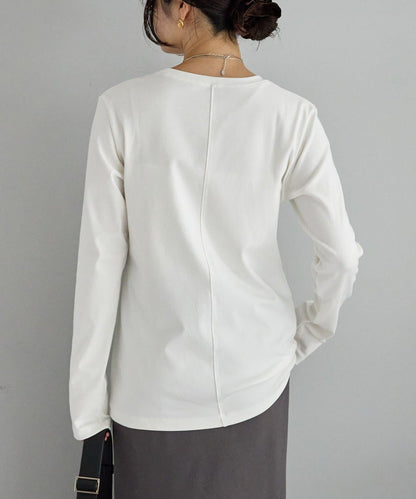 【MYSELFbyRD/マイセルフバイリヴドロワ】拼接長袖T恤