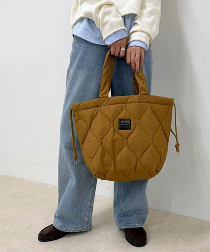 【TAION】軍風羽絨托特包 M