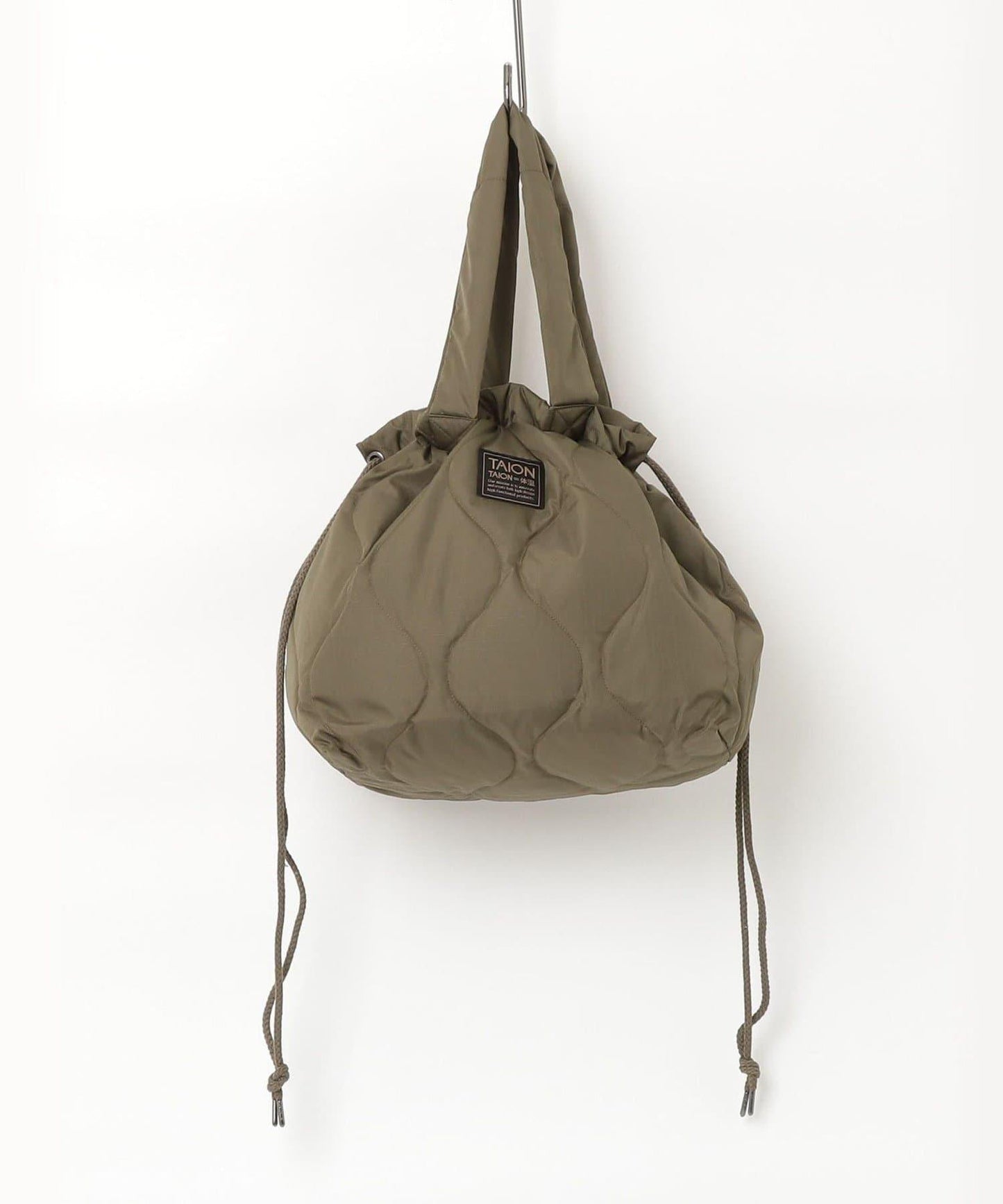 【TAION】軍風羽絨托特包 M