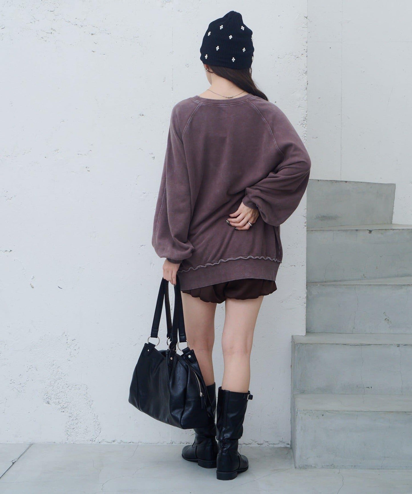 【Kastane】水鑽裝飾衛衣