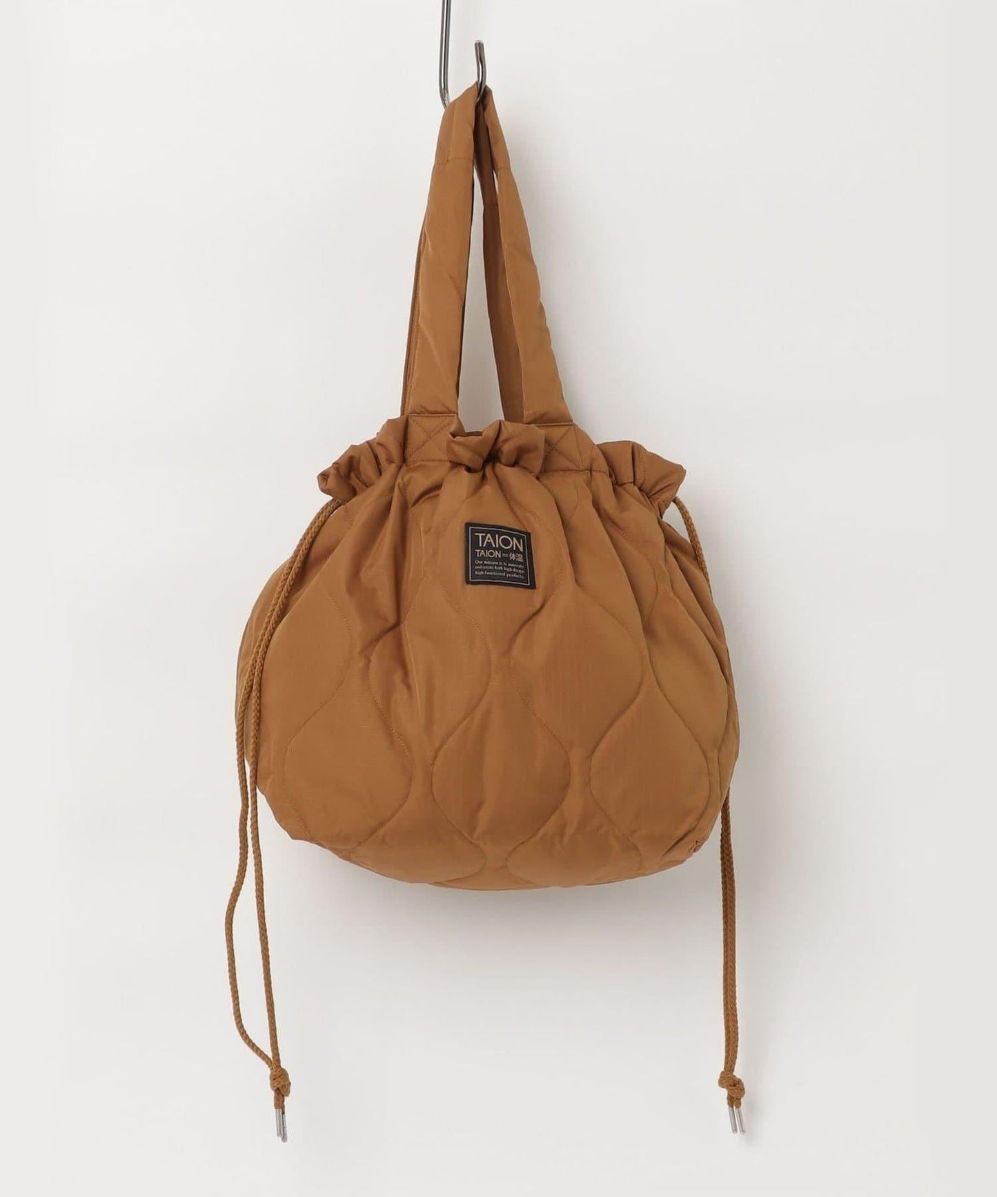 【TAION】軍風羽絨托特包 M