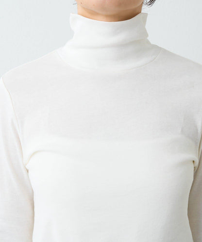 【適合疊穿】紗布羅紋高領打底衫