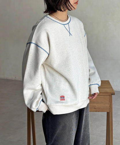 彩色紗點加絨衛衣