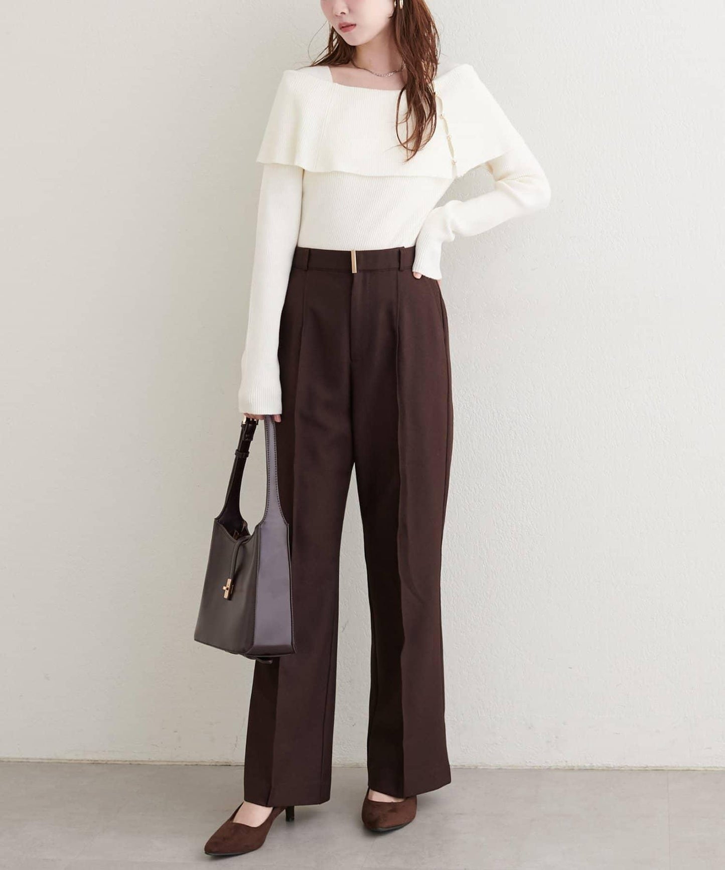 〈osono〉美型喇叭褲