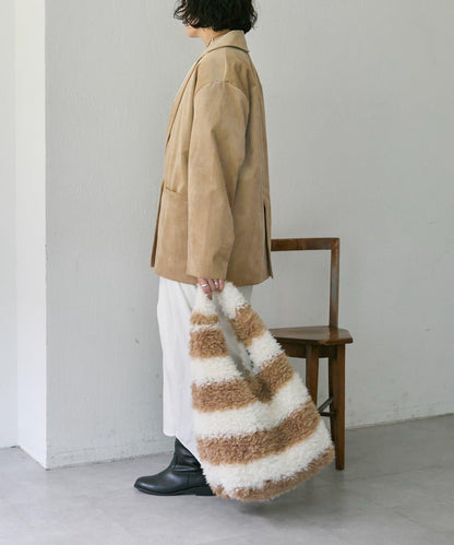 【ear PAPILLONNER】毛絨手提包