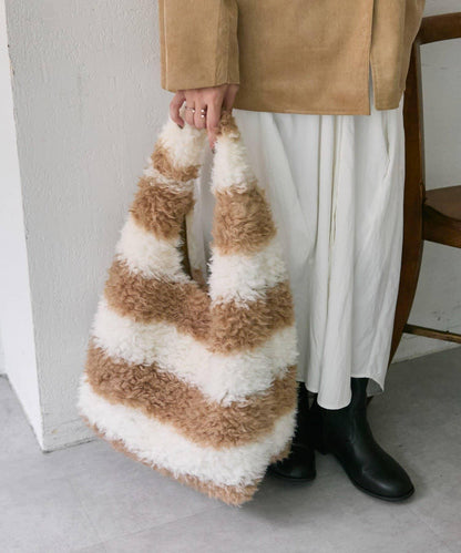 【ear PAPILLONNER】毛絨手提包