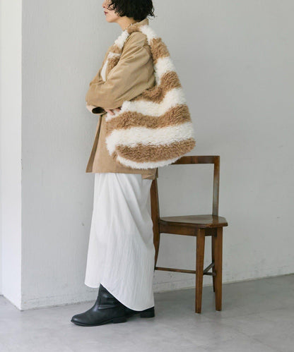 【ear PAPILLONNER】毛絨手提包