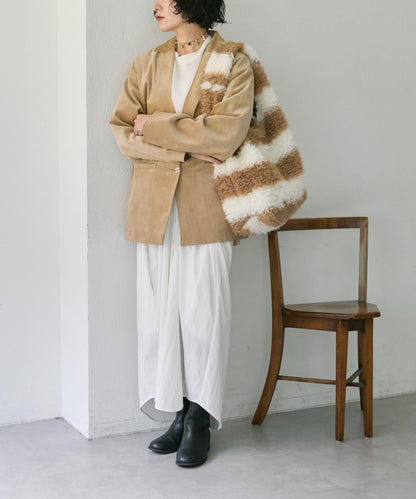 【ear PAPILLONNER】毛絨手提包