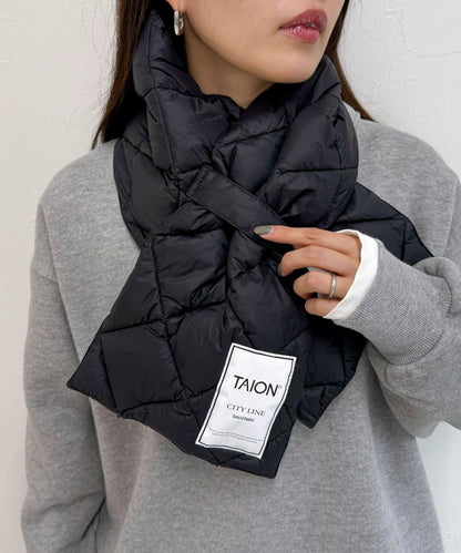 TAION CITY羽絨圍巾