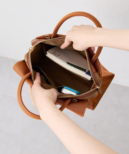 可容納500ml塑料瓶！簡約防潑水托特包S