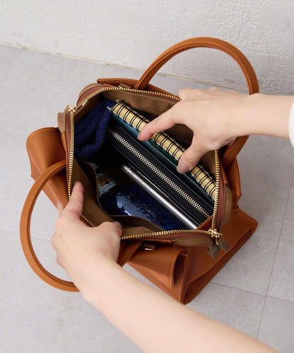 可容納500ml塑料瓶！簡約防潑水托特包S