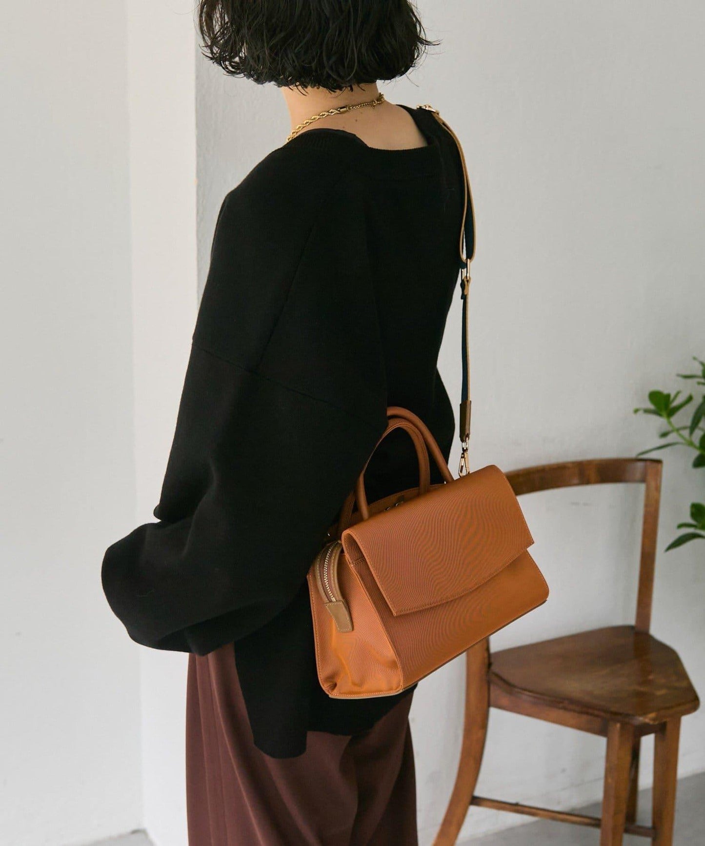 可容納500ml塑料瓶！簡約防潑水托特包S