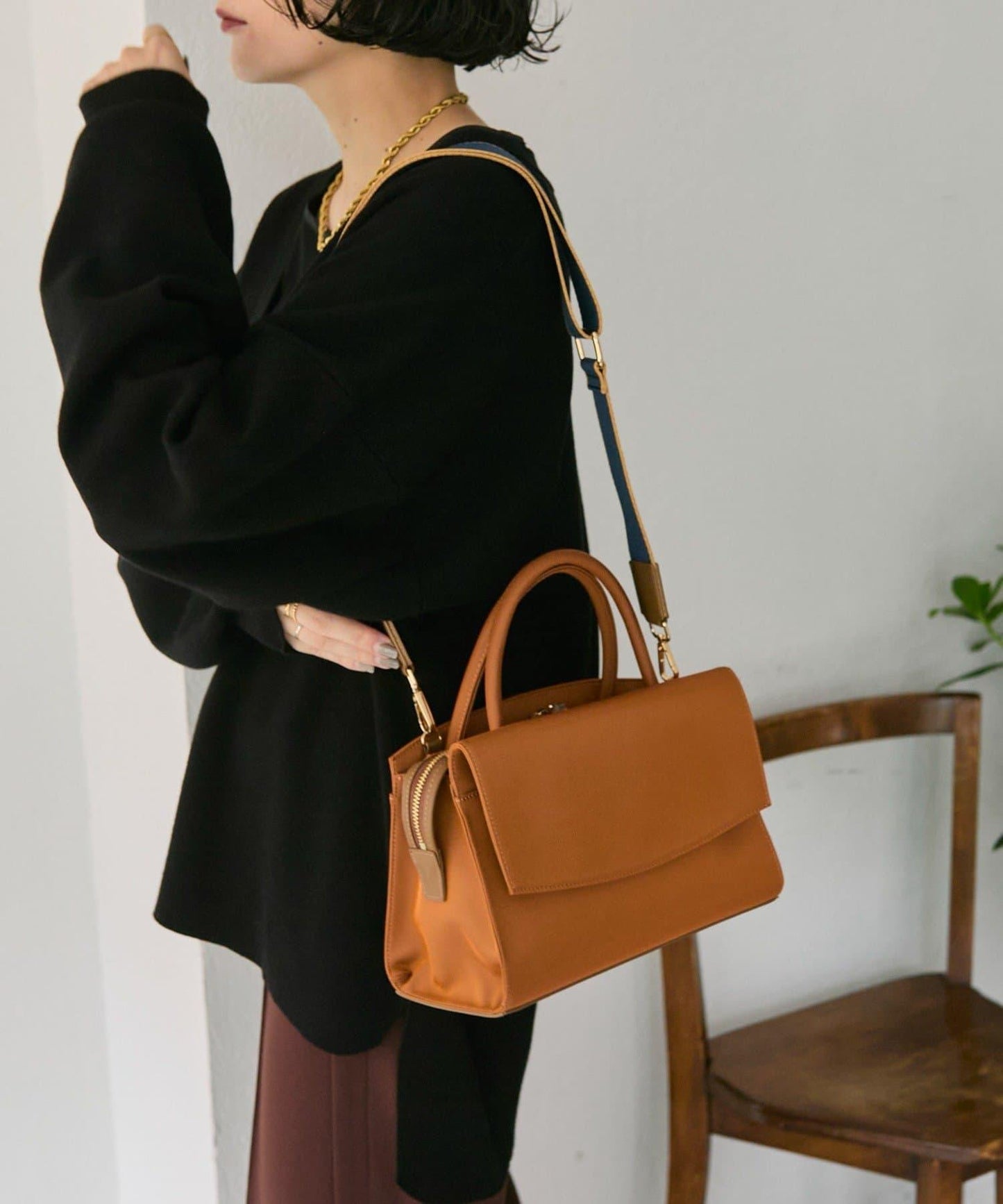 可容納500ml塑料瓶！簡約防潑水托特包S