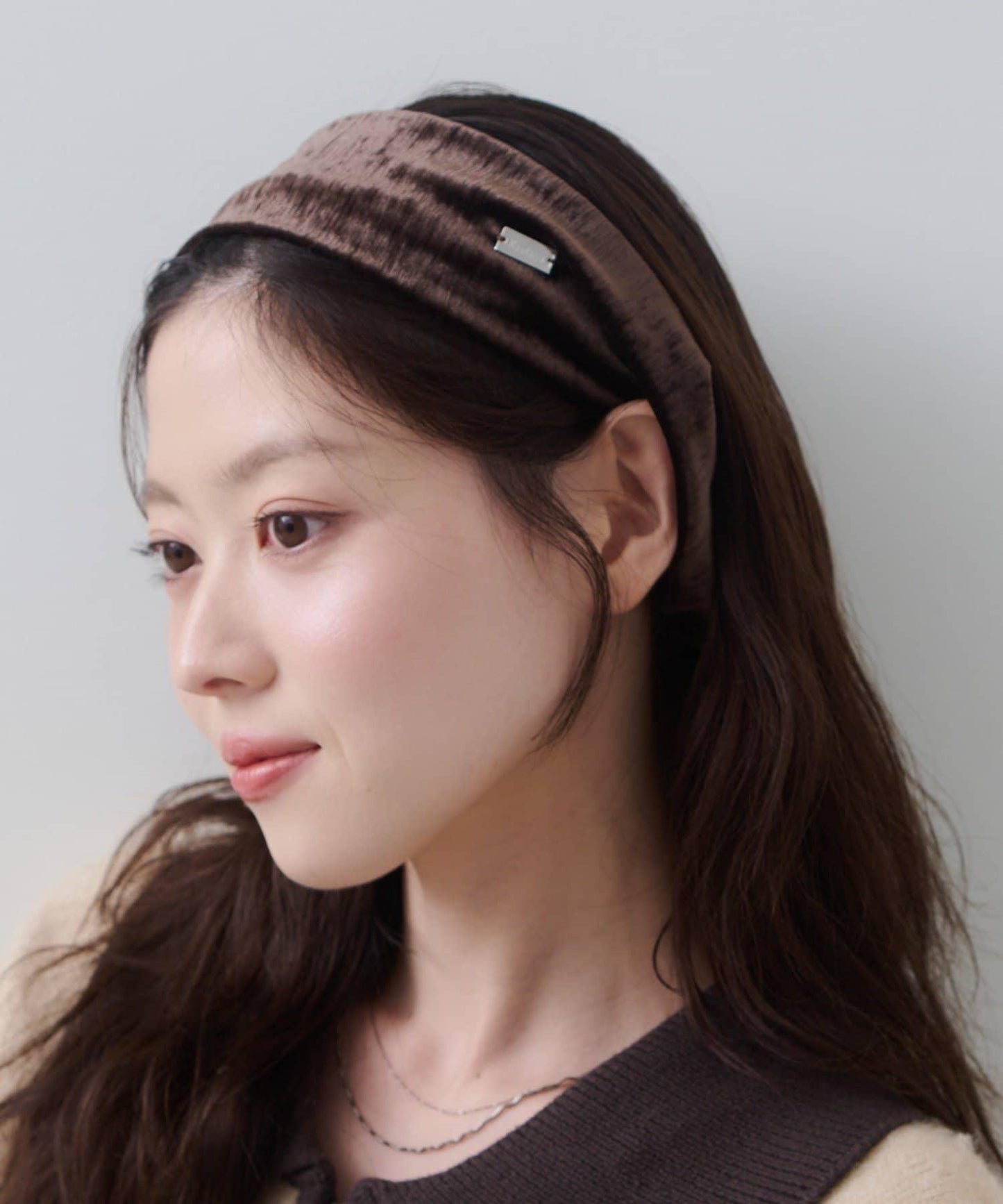 【Kastane】【fiw.】天鵝絨髮帶