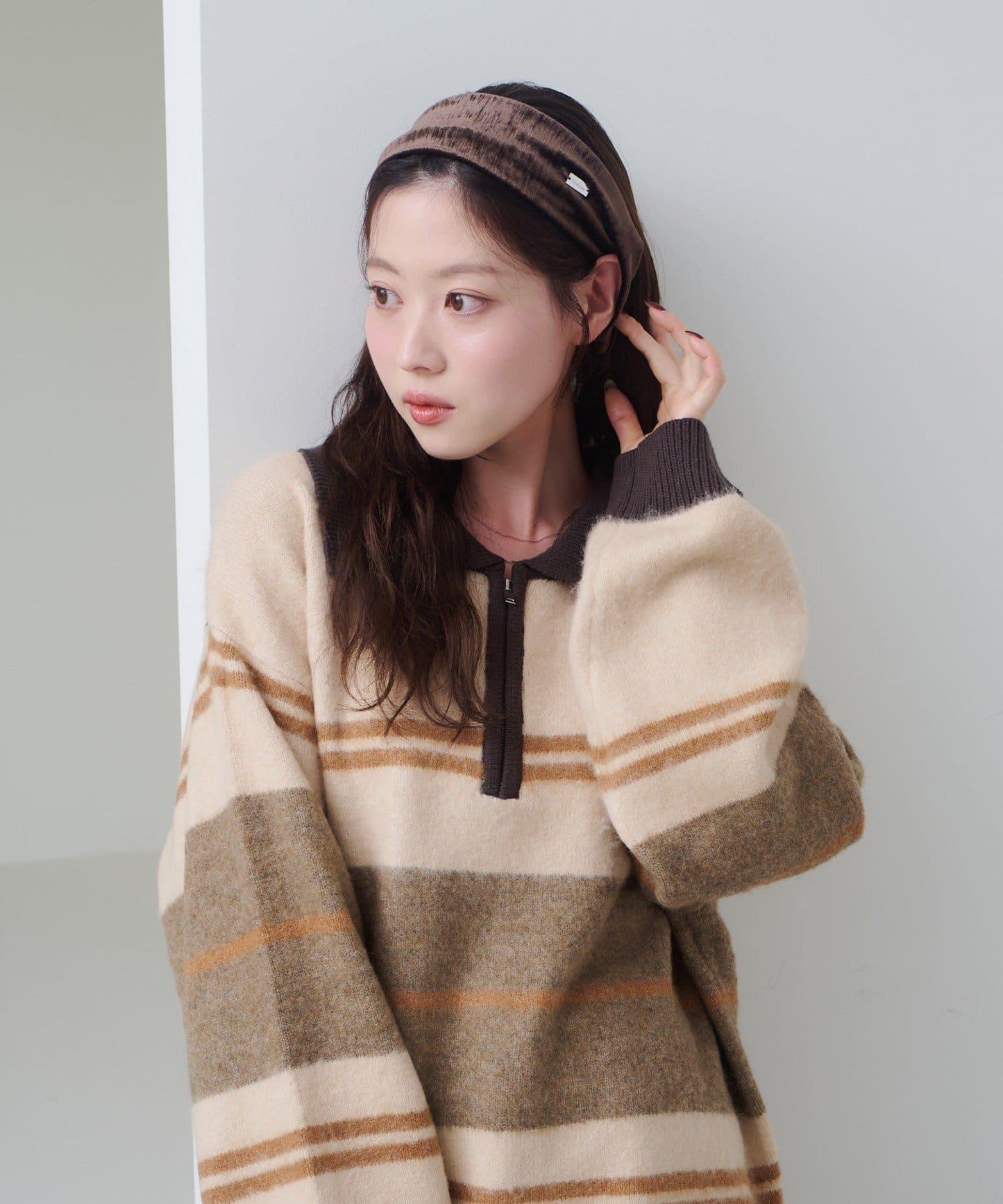 【Kastane】【fiw.】天鵝絨髮帶